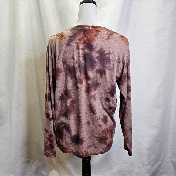 Lululemon Lab Wool Blend Tie Dye Long Sleeve Shirt Size Medium - Picture 7 of 9